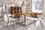 Eettafel Masterton 22, massief wild eiken, geolied – Afmetingen: 80 x 140 cm (B x D)