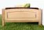 Eenpersoonsbed / logeerbed massief beukenhout transparant gelakt 117, incl. lattenbodem - 90 x 200 cm (B x L)