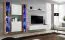 Elegante woonwand Balestrand 251, kleur: eiken Wotan / wit - afmetingen: 180 x 330 x 40 cm (H x B x D), met genoeg opbergruimte