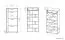 Schoenenkast Vacaville 14, kleur: licht Sonoma eiken - afmetingen: 126 x 60 x 34 cm (H x B x D), met 3 deuren, 1 lade en 6 vakken.