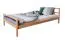 Kinderbed / tienerbed Collin 05 massief beuken, transparant gelakt - matrasmaat: 120 x 200 cm (B x L)