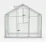 Gewächshaus - Glashaus Radicchio L8, Wände: 4 mm gehärtetes Glas, Dach: 6 mm HKP mehrwandig, Grundfläche: 7,90 m² - Abmessungen: 360 x 220 cm (L x B)