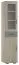 Vitrine Ciomas 30, Farbe: Sonoma Eiche / Grau - Abmessungen: 190 x 40 x 40 cm (H x B x T)