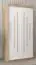 Schuifdeurkast / kleerkast Pilatus 01, kleur: Sonoma eiken / mat wit - afmetingen: 200 x 100 x 62 cm (H x B x D)