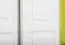 kledingkast massief grenen, wit gelakt Junco 14B - Afmetingen 195 x 92 x 59 cm
