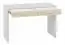 Jugendzimmer - Schreibtisch Forks 07, Farbe: Eiche / Weiß - Abmessungen: 79 x 120 x 51 cm (H x B x T), mit 2 Schubladen
