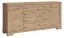 Dressoir / sideboard kast "Temerin" 09, kleur: rustiek eiken - afmetingen: 86 x 180 x 42 cm (H x B x D)