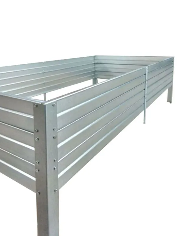 Verhoogd bed tuin 01 verzinkt - Afmetingen: 150 x 75 cm (L x B)