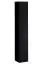 Modern hangkast Fardalen 02, kleur: zwart - Afmetingen: 180 x 30 x 30 cm (H x B x D), met push-to-open functie