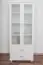 kledingkast massief grenen, wit gelakt Columba 02 - Afmetingen 195 x 80 x 50 cm