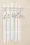 garderobe / kapstok massief grenen, wit gelakt Junco 344 - Afmetingen 125 x 60 x 33 cm