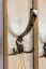 garderobe / kapstok massief grenen, natuur Junco 343 - Afmetingen: 130 x 70 x 32 cm (H x B x D)