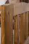 Kinderbed met valbescherming massief grenenhout, kleur eikenhout A17, incl. lattenbodem - afmetingen 70 x 160 cm 