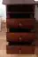 Bureau massief grenen massief houten walnoten kleuren Junco 185 - Afmetingen: 74 x 138 x 83 cm (H x B x D)