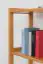 rek / open kast massief grenen kleur elzenhout Junco 57 B - 86 x 70 x 30 cm (H x B x D)