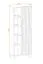 Nordkapp 02 wandmeubel, kleur: Hickory Jackson / Zwart - Afmetingen: 192 x 320 x 45 cm (H x B x D), met twee LED-lampen