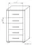 Ladekast /dressoir Aitape 39, kleur: donker Sonoma eiken / licht Sonoma eiken - afmetingen: 105 x 60 x 40 cm (H x B x D)