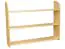 Hangplank / wandrek massief grenen natuur 012 - Afmetingen 70 x 90 x 20 cm (H x B x D)