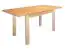 Uitschuifbare tafel massief grenen, natuur Junco 236B (vierhoekig) - afmetingen 80 x 140 / 170 / 200 cm
