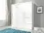 eenvoudige schuifdeurkast met één kledingroede en vijf vakken Warbreck 29, kleur: wit - afmetingen: 200 x 180 x 62 cm (H x B x D)