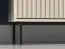 sideboard kast / ladekast Petkula 04, kleur: Licht beige - afmetingen: 85 x 160 x 40 cm (H x B x D), met 2 deuren, 3 laden en 2 vakken