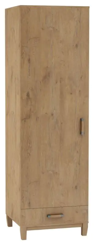 Kast Alotau 09, kleur: eiken - afmetingen: 200 x 65 x 60 cm (H x B x D)