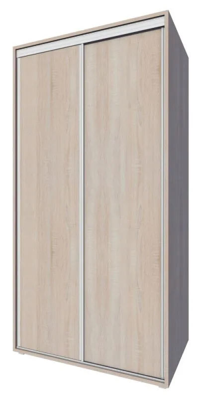 Schuifdeurkast Garut 35, kleur: Sonoma eiken - afmetingen: 194 x 100 x 40 cm (H x B x D)