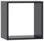 kinderkamer / tienerkamer - wandkubus / hangrek Marincho 98, kleur: zwart - afmetingen: 53 x 53 x 32 cm (h x b x d)
