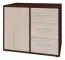 Ladekast /dressoir Curug 08, Kleur: walnoot / Iep - Afmetingen: 74 x 90 x 44 cm (H x B x D)