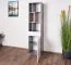 Tienerkamer - Open kast Lede 08, kleur: grijs / eiken / wit - afmetingen: 190 x 45 x 40 cm (H x B x D)