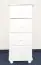 dressoir / highboard kast massief grenen, wit Junco 146 - Afmetingen: 100 x 40 x 42 cm (h x b x d)