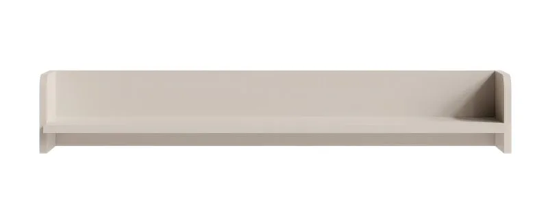 Wandplank / Kleur: beige met houtstructuur / één schap / maten: 103,5 x 22 x 17 cm / Hangrek / hangplank / functioneel design / voor de woonkamer
