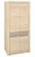 Drehtürenschrank / Kleiderschrank Mesquite 01, Farbe: Sonoma Eiche hell / Sonoma Eiche Trüffel - Abmessungen: 199 x 92 x 63 cm (H x B x T), mit 2 Türen und 6 Fächern