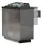 Sauna "Birger" SET met bronskleurige deur - kleur: onbehandeld, kachel BIO 9 kW - 196 x 146 x 187 cm (B x D x H)