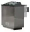 Sauna "Niilo" SET met heldere glasdeur en kroonverwarming BIO 9 kW - 165 x 165 x 202 cm (B x D x H)