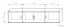 Bovenkast voor Sepatan 04 draaideurkast / kleerkast, kleur: Wengé / Sonoma eiken - afmetingen: 40 x 180 x 60 cm (H x B x D)