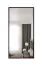 Schlichter Spiegel Mönch 04, Farbe: Schwarz matt - Abmessungen: 60 x 160 cm (H x B)