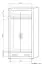 Draaideurkast / kledingkast Lorengau 34, kleur: Sonoma eiken - afmetingen: 202 x 100 x 58 cm (H x B x D)