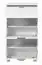 Schoenenkast Sabadell 08, kleur: wit / wit hoogglans - 108 x 60 x 38 cm (h x b x d)