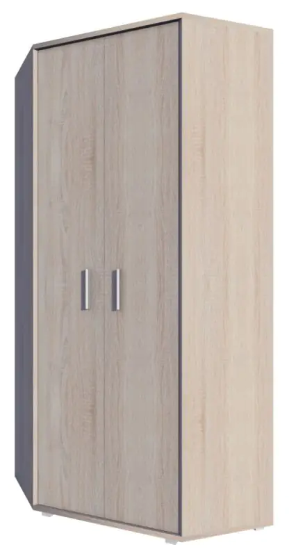 Hoekkast Garut 34, kleur: Sonoma eiken - afmetingen: 194 x 85 x 85 cm (H x B x D)