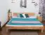 Futonbed / massief houten bed Houten Nature 01 beukenkernhout geolied - ligvlak 200 x 200 cm (b x l)