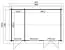 Chalet / tuinhuis G220 Carbon grijs incl. vloer - 44 mm, grondoppervlakte: 14,55 m², zadeldak
