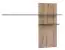 Wandplank / Hangplank Geltru 05 Kleur: Eiken Artisan / Grijs - Afmetingen: 127 x 162 x 24 cm (H x B x D)