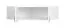 opzetkast voor draaideurkast / hoekkast Messini 06, kleur: wit / wit hoogglans - Afmetingen: 40 x 117 x 117 cm (H x B x D)