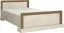 Doppelbett Badile 20, Farbe: Kiefer Weiß / Braun - 160 x 200 cm (B x L)