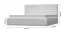 Tweepersoonsbed Papauta 18, kleur: grijs - Lig vlak: 160 x 200 cm (b x l)