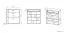 Schoenenkast Vacaville 10, kleur: licht Sonoma eiken - afmetingen: 90 x 80 x 34 cm (H x B x D), met 2 deuren, 1 lade en 4 vakken.
