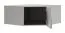 Uitbreiding / opbouwkast voor hoekkledingkast Edegem 04 | Kleur: platinagrijs | 1 deur | 1 vak | ABS-randen | 95 x 95 x 40 cm