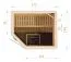prefab elementen sauna Tirari 68 mm met dakrand - buitenafmetingen (B x D x H): 175 x 144 x 199 cm