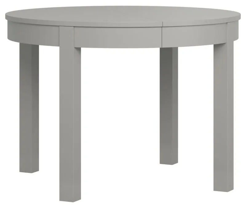 uitschuifbare eettafel, kleur: grijs - afmetingen: 110 - 210 x 110 cm (L x D)